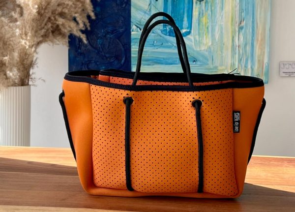 PETITE TOTE BAG TANGERINE ORANGE