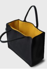 RIVIERA TOTE BAG BLACK SQUARE TUSCANY