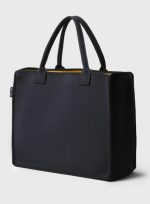RIVIERA TOTE BAG BLACK SQUARE TUSCANY - Image 3