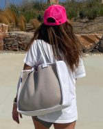 RIVIERA TOTE BAG BLEACHED SAND WHITE - Image 3