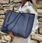 CARRY TOTE BAG GREY BLUE - Image 2