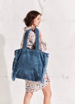 BLUE TERRY TOTE BEACH BAG - Image 3