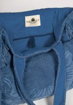BLUE TERRY TOTE BEACH BAG - Image 4