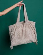 GREIGE TERRY TOTE BEACH BAG - Image 3
