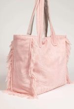 PINK TERRY TOTE BEACH BAG - Image 3