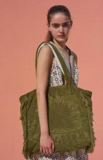 SAGE TERRY TOTE BEACH BAG - Image 2